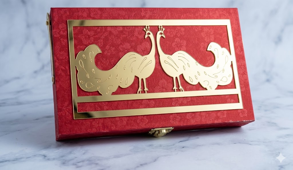 Red Peacock Cash Box